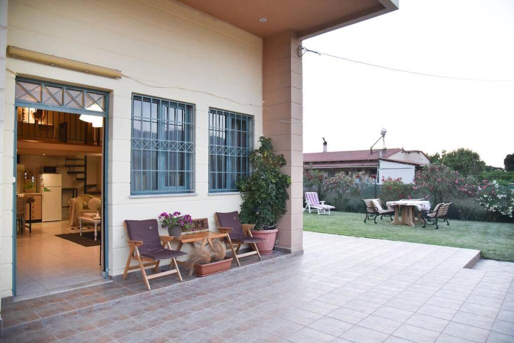 Hospitality In Mythical And Historical Peloponnese1 Appartement Posidhonía Buitenkant foto