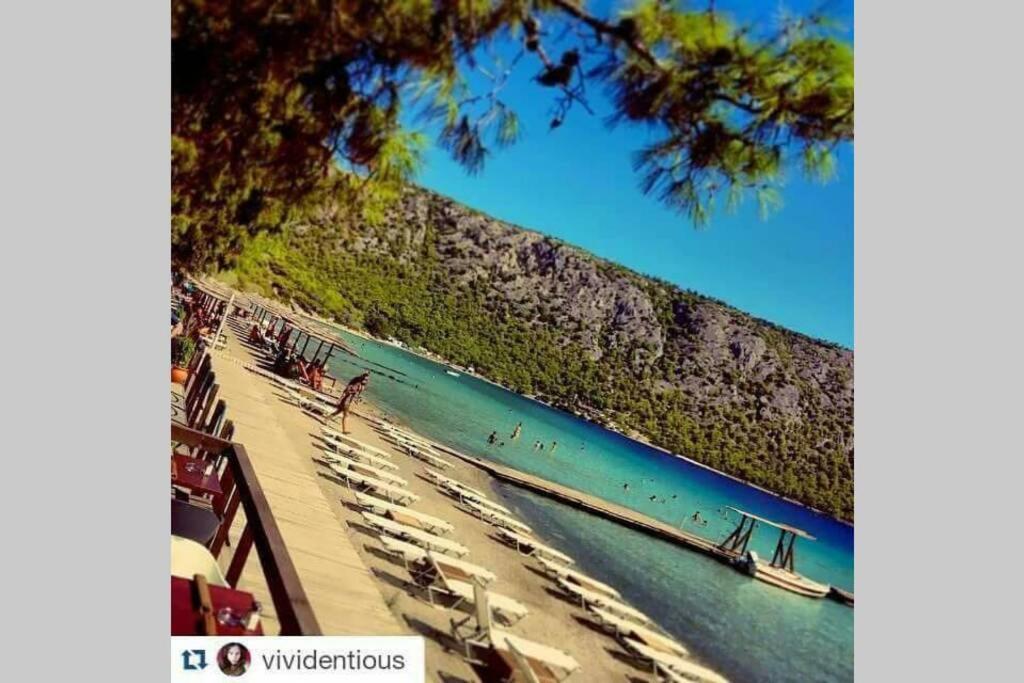 Hospitality In Mythical And Historical Peloponnese1 Appartement Posidhonía Buitenkant foto